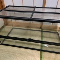 中古品‼️美品爬虫類ガラスケージ90✖️45✖️45 (蓮太郎) 南