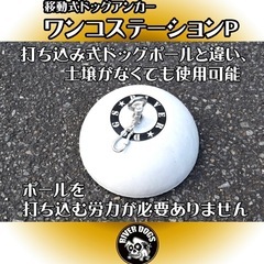 移動式ドッグアンカー（犬用のおもり）の画像