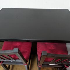 IKEA ダイニングテーブルと椅子3脚 (さいもん) 中野の