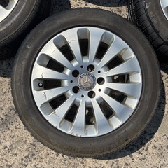 ジャンク中古スタドレス ホイール 205/55/16R メルセデスベンツCクラスW204後期の画像