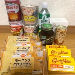 【お譲り先決定しております】食品 パン カロリーメイト 飲み物 ...