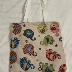 象柄トートバッグ