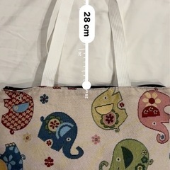 象柄トートバッグの画像