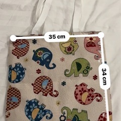 象柄トートバッグの画像