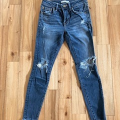 MOUSSY　ダメージデニム　マウジー　Ｓサイズ　