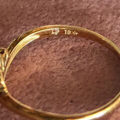 18金 ルビー デザインリングの画像