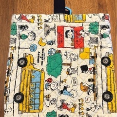 小学校　上履き入れ　SNOOPYの画像