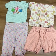 100サイズ　パジャマ　　夏　半袖　半ズボンの画像