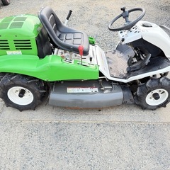 岩手県北上市　中古品 現状品 OREC オーレック 乗用草刈機 ラビットモア RM980 引き取り　下取り可能　　動作確認の画像