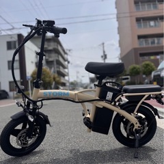 特定小型原動機付自転車、電動自転車、新品、免許不要、16歳以上乗車可能、の画像