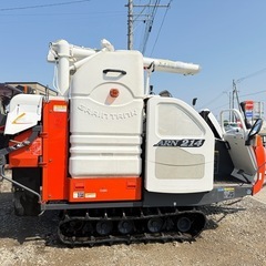 岩手県北上市　クボタ ARN214 刈取スライド グレンタンク 250時間 2条 コンバイン  結束機付き 動作確認済　引き取り　近隣陸送無料の画像