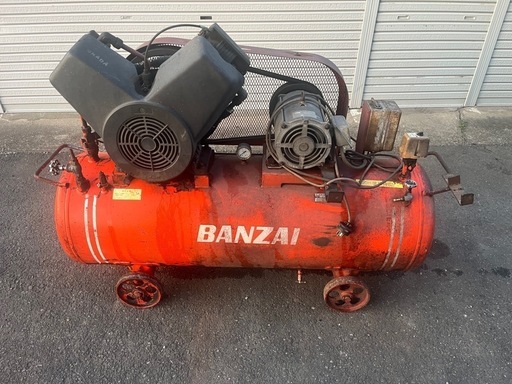 動作品 BANZAI バンザイ エアーコンプレッサー CT-237PB タンク