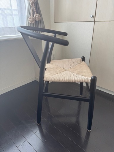 新品　4脚あり 北欧デザイン ペーパーコード ダイニングチェア
