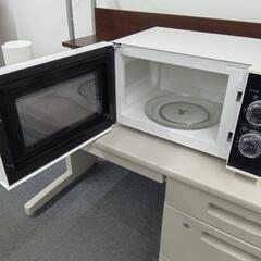 【電子レンジ】ELSONIC EG-MW7052 単機能レンジ 手動ダイヤル式 ターンテーブル式 幅450mm 奥行295mm 高さ260mm ホワイト 家庭用 キッチン家電 東五反田の画像