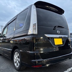 特別仕様車8人乗り☆ガソリン代 節約☆S-HYBRID入りました‼️25年式☆月々1.2万円〜分割払い可❗️車検付き！大人気☆ニッサン セレナ☆Bluetooth対応SDナビ☆走行中DVD見れます☆ETC☆便利なバックカメラ☆ドラレコ付きのフル装備☆電動スライドドア☆ウィンカーミラー☆フル装備☆車内広々三列シート‼️の画像