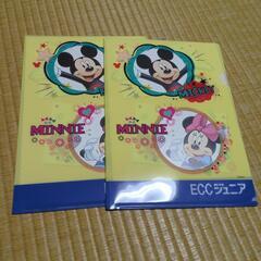 ディズニー　英語ノートとファイルセット　2組