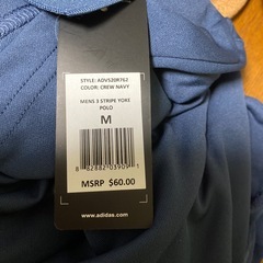 未使用メンズゴルフウェア　adidas Mサイズの画像