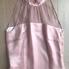 ピンクのパーティードレス　の画像