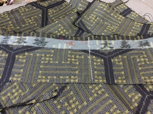 大島紬  作務衣上 日本風ジャケット