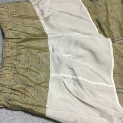 大島紬 パンツ  大きめ  裏付き  の画像
