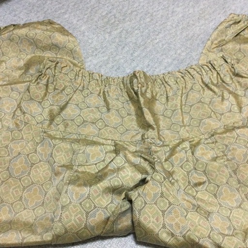 大島紬 パンツ  大きめ  裏付き  
