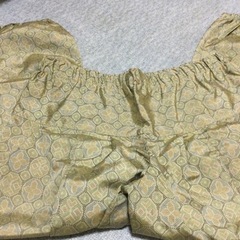 大島紬 パンツ  大きめ  裏付き  の画像