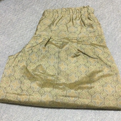 大島紬 パンツ  大きめ  裏付き