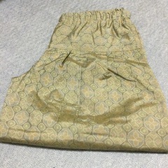 大島紬 パンツ  大きめ  裏付き  