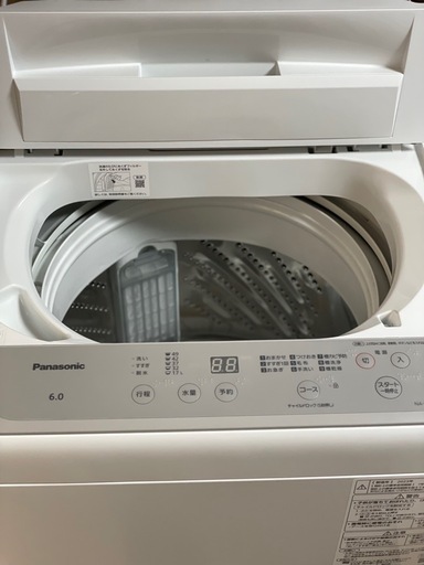 送料・設置込み可　洗濯機　6kg Panasonic 2023年【分解クリーニング済み】