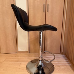 お値下げ！！【ニトリ】カウンターチェア 背もたれ付き バーチェアの画像
