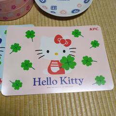 ハローキティ　ランチョンマット　お重　皿　セットの画像