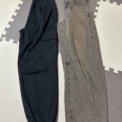 GU バレルレッグジーンズ