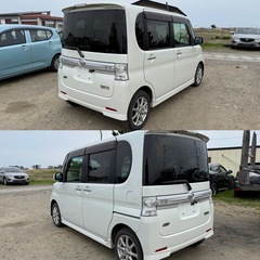 🈹【売却決まりました】タントカスタム⭐︎パワースライドドア⭐︎パール⭐︎車検二年付きの画像