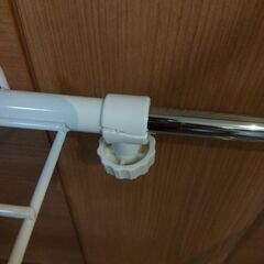 5/8日中にお問い合わせなければ処分します★押し入れ収納　ハンガーラック　棚付きの画像