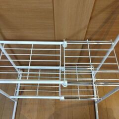 5/8日中にお問い合わせなければ処分します★押し入れ収納　ハンガーラック　棚付きの画像