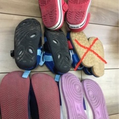 13センチ　NIKE クロックス　4足まとめ売り　サンダル　靴の画像