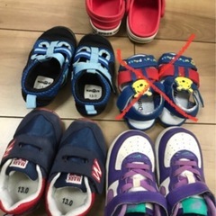 13センチ　NIKE クロックス　4足まとめ売り　サンダル　靴の画像