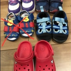 13センチ　NIKE クロックス　4足まとめ売り　サンダル　靴