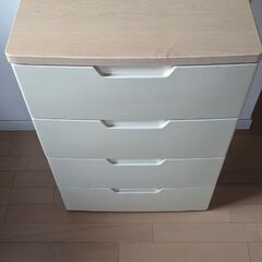 プラチェスト４段（木天板）の画像