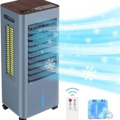 冷風機 冷風扇 冷風扇風機【3方向で吸水し冷感アップ】スポットク...