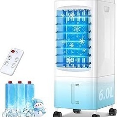 冷風機 冷風扇 強力送風【極上の冷感届け ・1台4役】 静音 首...