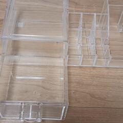 ■化粧品収納ケース(引出し付き)■の画像