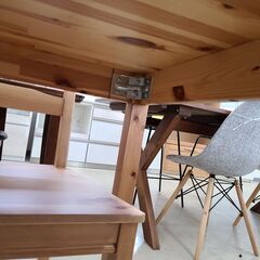 J9388IKEAイケアダイニングテーブルセット椅子4脚付きJOKKMOKK 