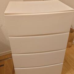 (決まりました)プラスチック4段収納チェスト