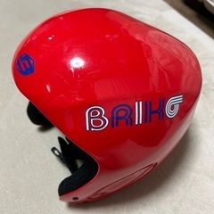 BRIKO スキー　レーシング　ジュニアヘルメット　　58サイズ　レッドの画像