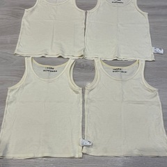 肌着100無地4枚柄1枚の画像