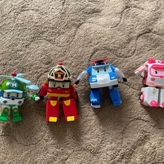 ロボカーポリセット　おもちゃの画像