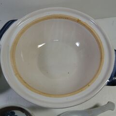 ★老燒窯 マルセ陶器 三色梅 土鍋 小皿 セット ５客 取皿 小皿 和食器 陶器の画像