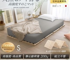 未使用　ゴクミン　極眠　すのこマットレス　すのこベッド の画像