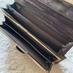 【レディース 長財布 牛革】 財布 レザー 革 大版 大型 クラッチバッグの画像